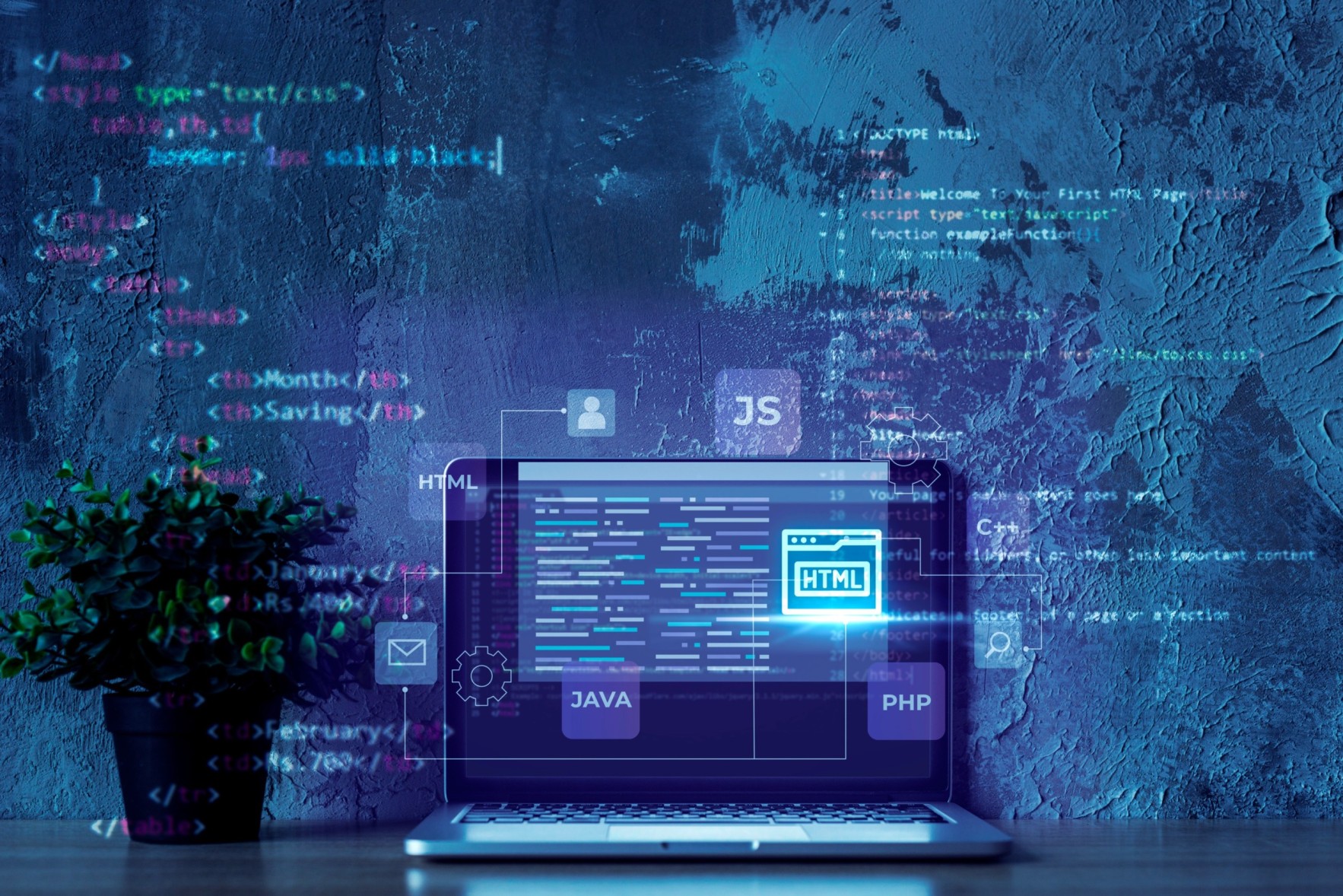 Picture of Web Development Screen