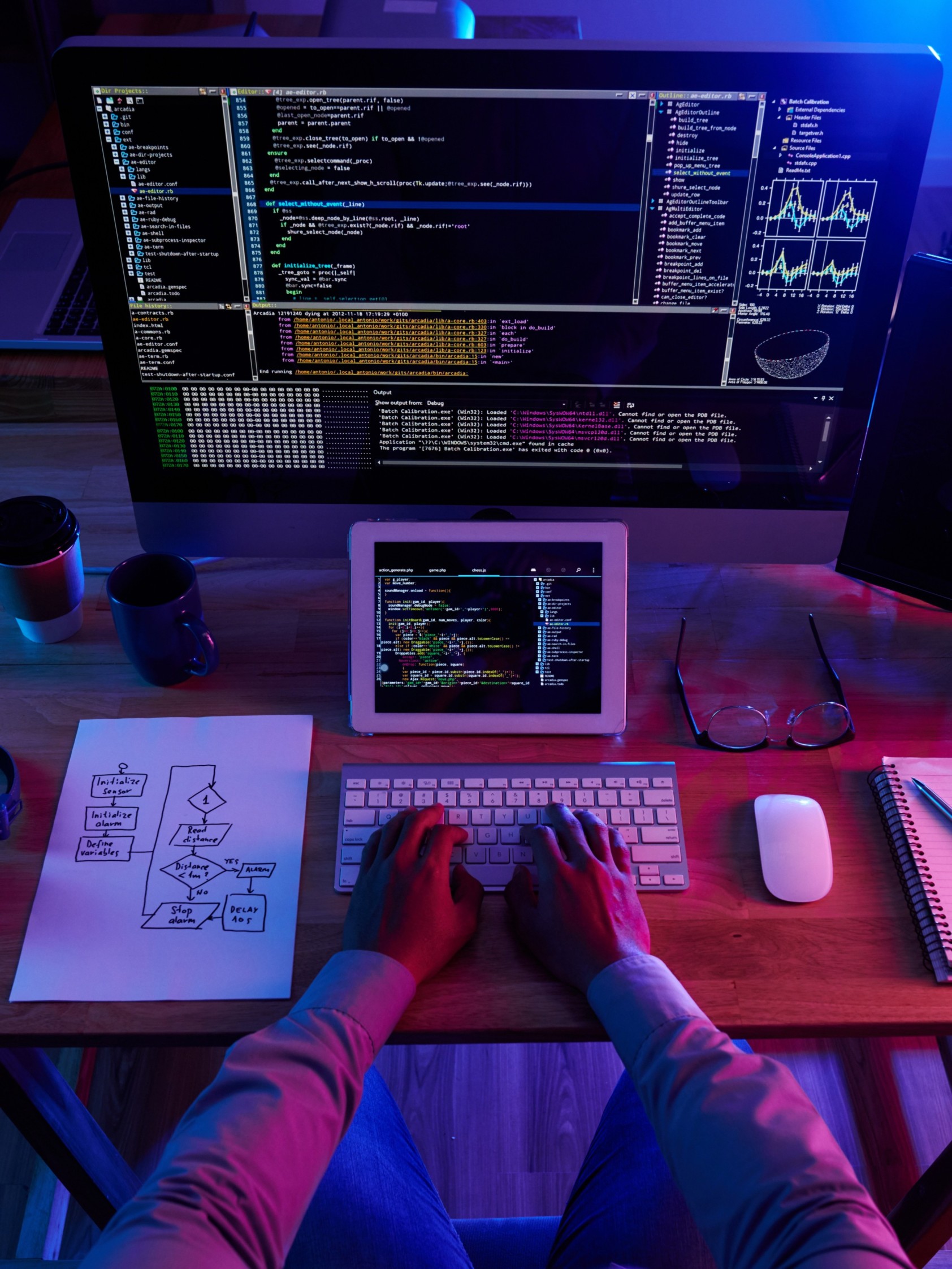 Picture of Web Development Coding Screen